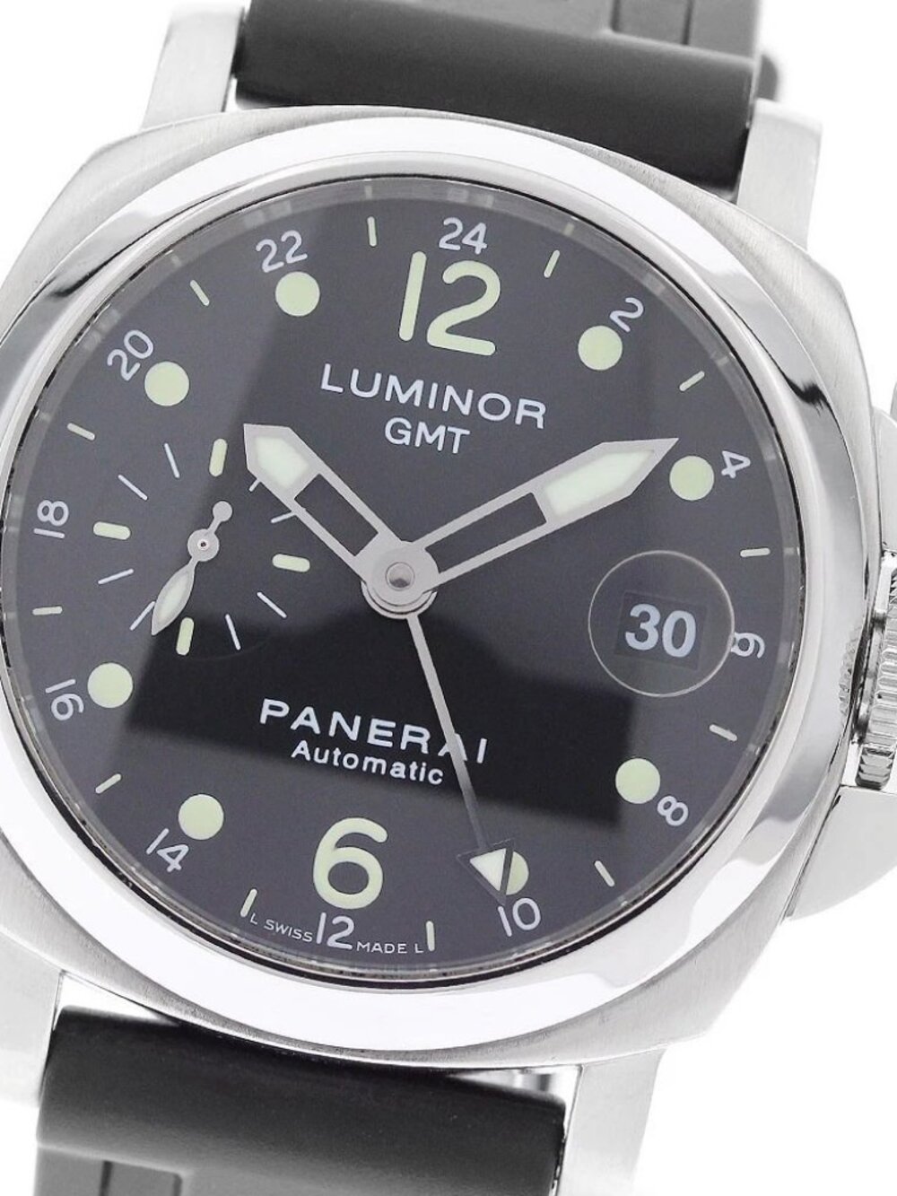 PANERAI Luminor GMT PAM00159 Small seconds Black Dial Automatic Men's _957703